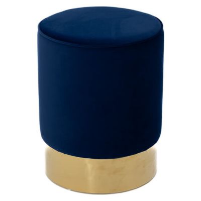 Image two of Moderna Ottoman, Navy Blue