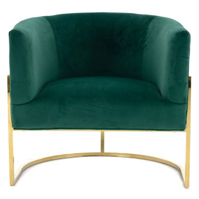 Image two of Bari Lounge Chair, Emerald