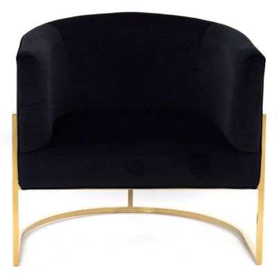 Image two of Bari Lounge Chair, Black