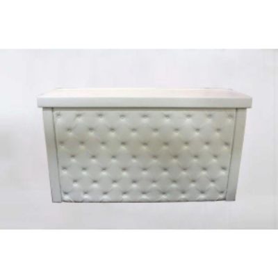 Image two of Crestado Bar White Leather 6'