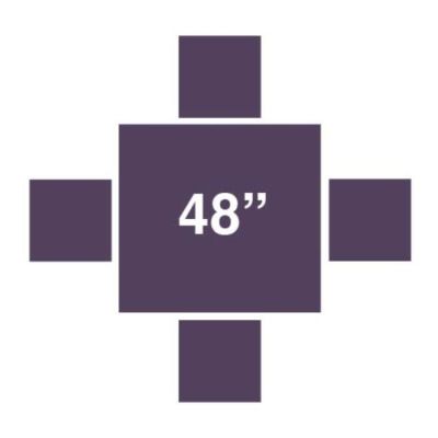 Image of Square Table 48"