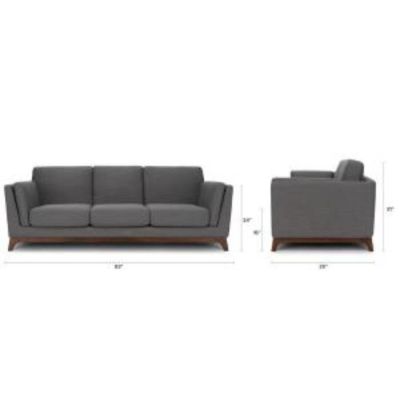 Image two of Madeira Grey Sofa 83"