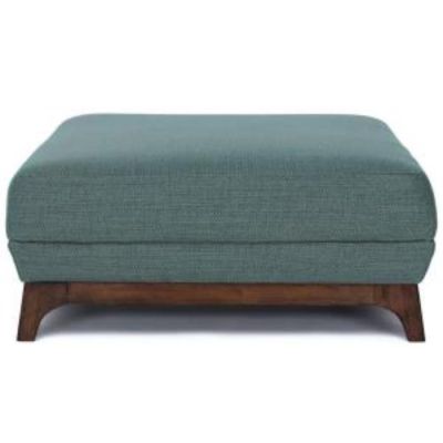 Image of Madeira Aqua Ottoman 35"