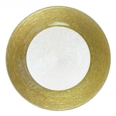 Image of Gatsby Gold Charger 12"