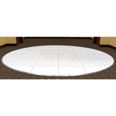 Image of White Dance Floor Round