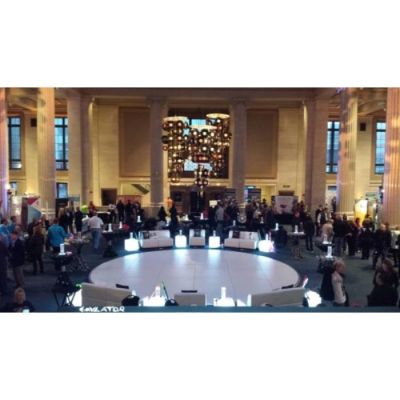 Image two of White Dance Floor Round