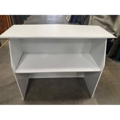 Image two of White Portable Bar 4'