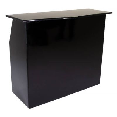 Image of Black Portable Bar 4'