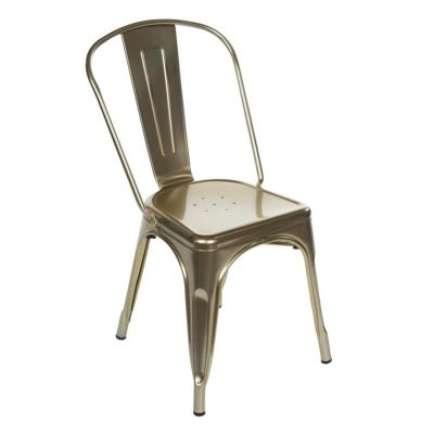 Image of Gold Urban Metal Chair