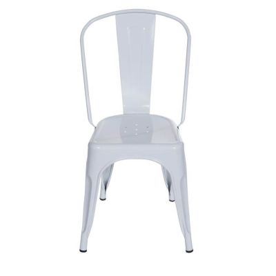 Image two of White Urban Metal Chair