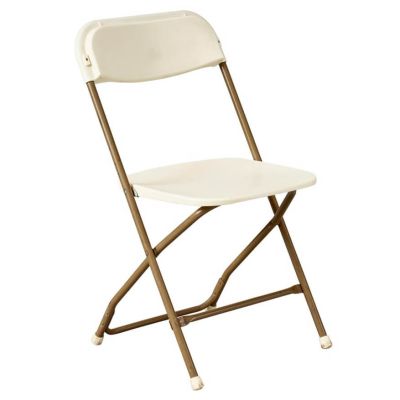 Image of Ivory Samsonite Folding Chair