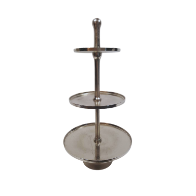 Image of 3-Tier Tray Brushed Aluminum