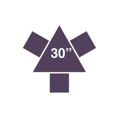 Image of Cocktail Table Triangle 30"