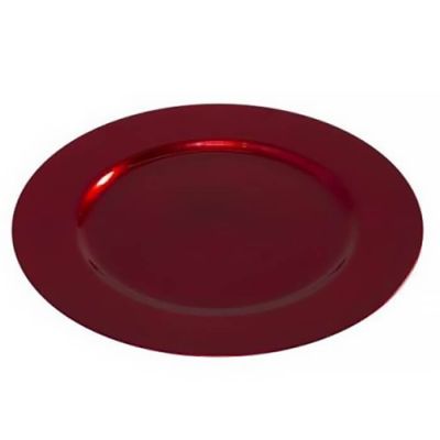 Image two of Lacquer Red Charger 13" (Limited Quantities)