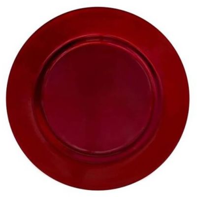 Image of Lacquer Red Charger 13" (Limited Quantities)