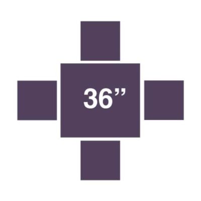 Image of Cocktail Table Square 36"