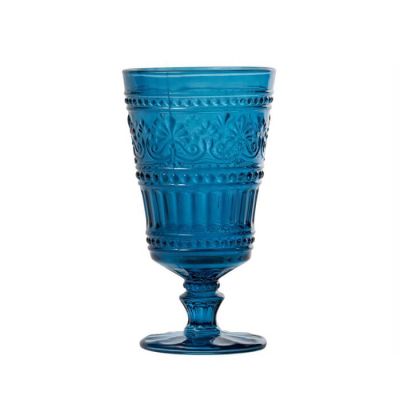 Image of Verona Goblet Blue Glassware