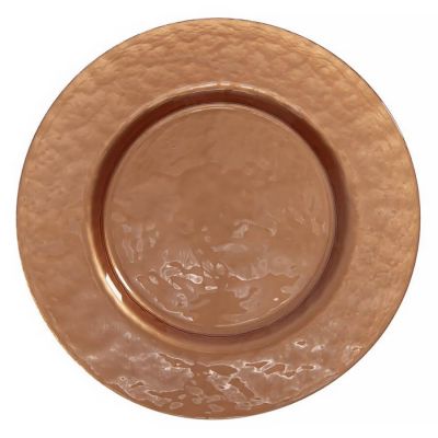 Image of Copper Glass Charger 13"