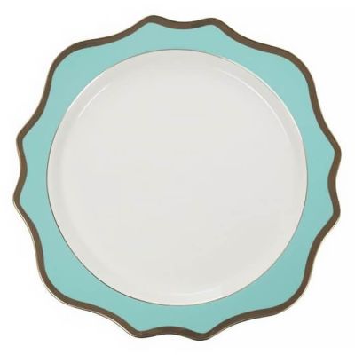 Image of Mozzafiato Robin Egg Blue Charger 13"