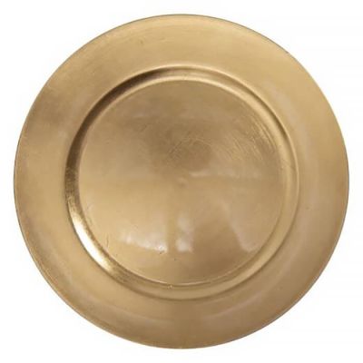 Image of Lacquer Gold Charger 13"