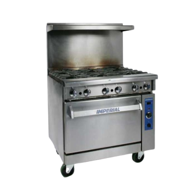 Image of 6 Burner Stove w/ Convection Oven