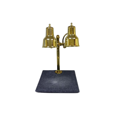Image of Brass Food Lamp w/ Cutting Board