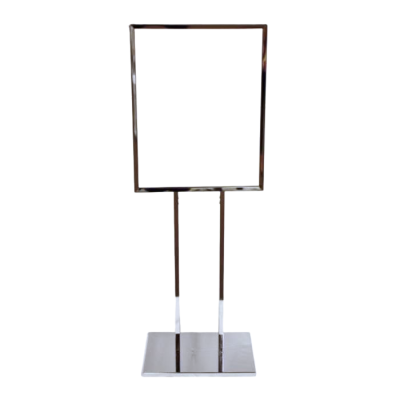 Image of Chrome Sign Holder