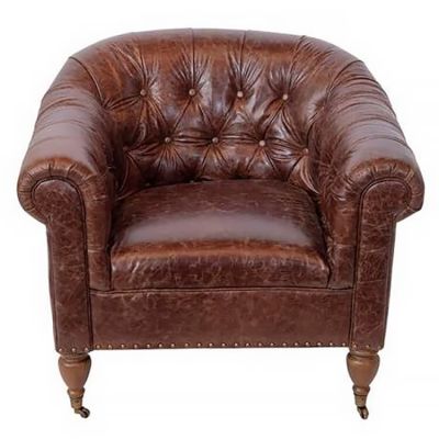 Image of Rhiannon Crackle Mahogany Chair