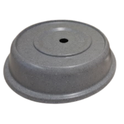 Image of Plate Cover Grey Plastic 10" Round