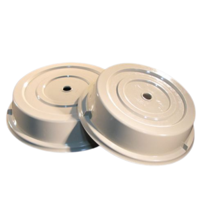 Plate Cover Tan Plastic 10" Round