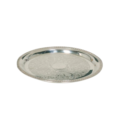 Image of Silver Tray Round 12"