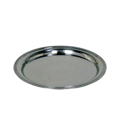 Image of Silver Tray Round 15"
