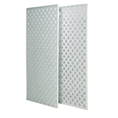 Image of White Lattice 4'x6'