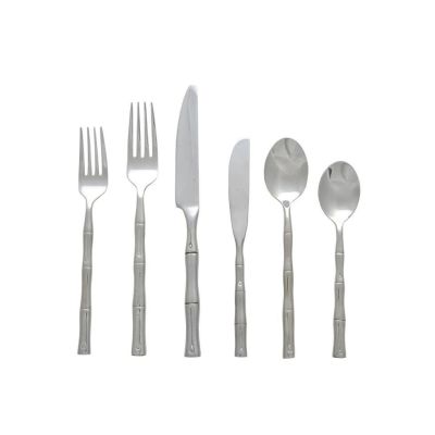 Image of Bamboo Silver Flatware