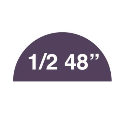 Image of Half Round Table 48"