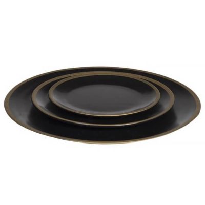 Image two of Heirloom Black & Gold Stoneware