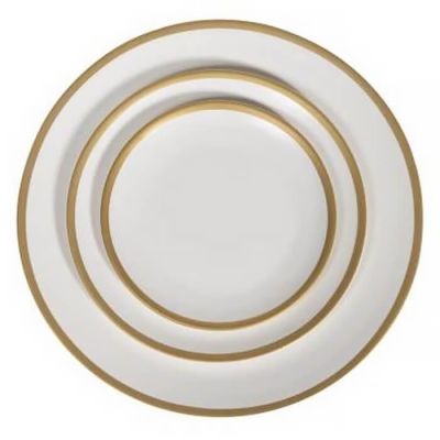Image of Heirloom White & Gold Stoneware