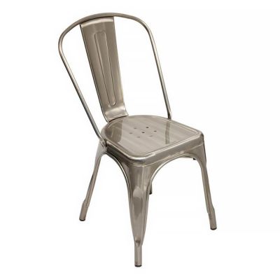 Image of Silver Urban Metal Chair